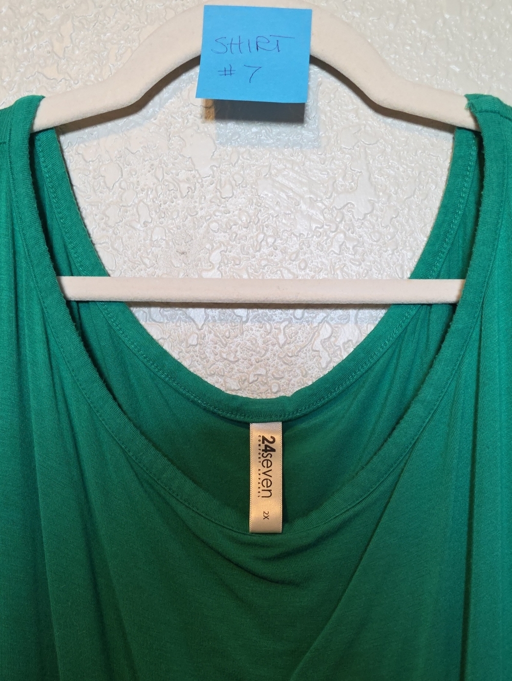 Seven7 Emerald Green Scoop Neck Tank Top